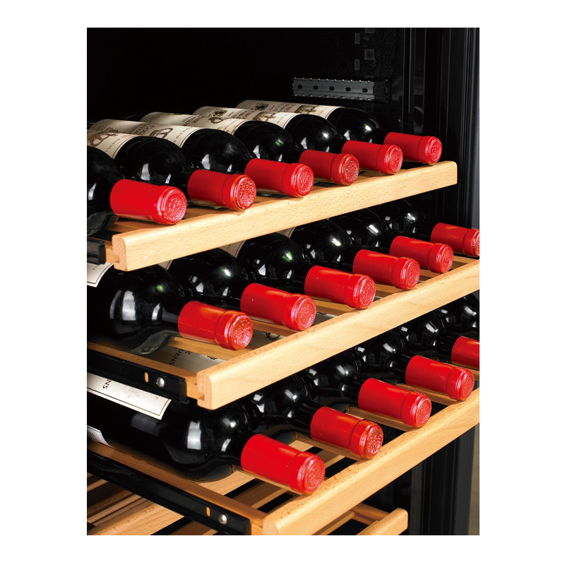 Soundless Freestanding Wine Cooler Fridge , 160W Under Counter Wine Refrigerator