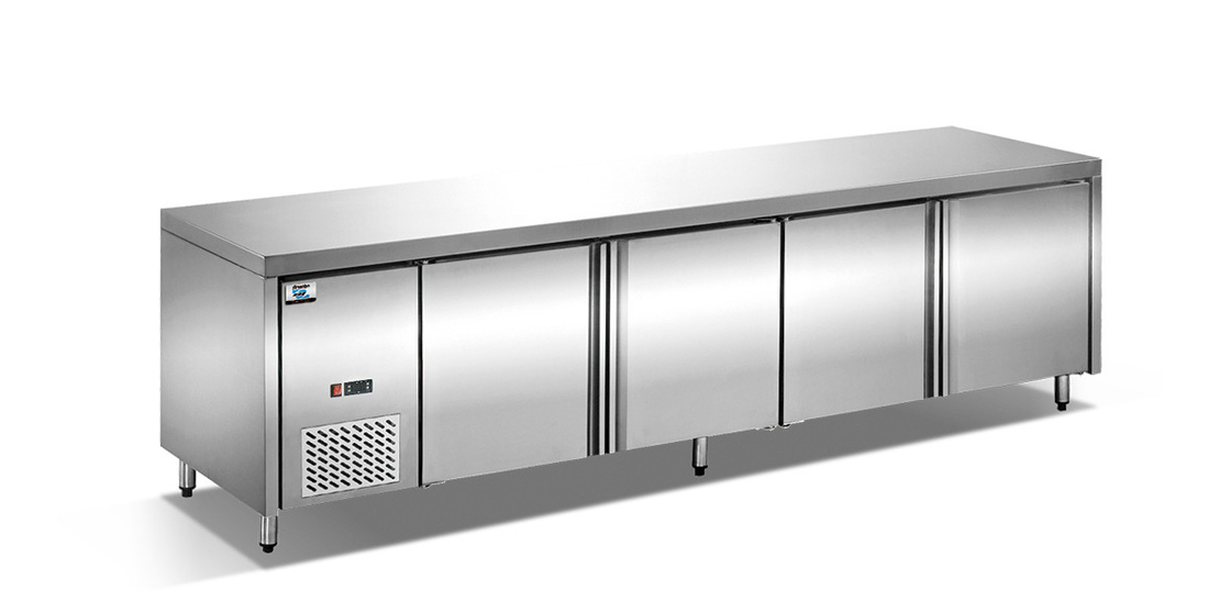 4 Door Commercial Undercounter Freezer Multipurpose For Restaurant